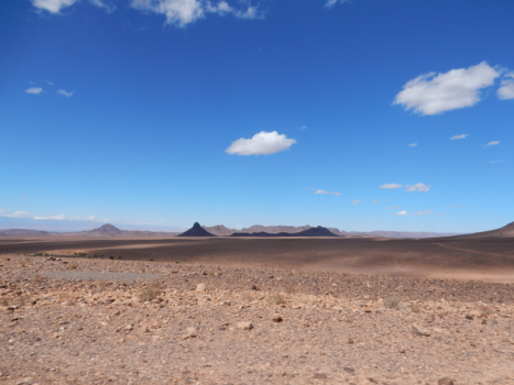 Ouarzazate - Spel van zon en schaduw tussen Ouarzazate en Zagora