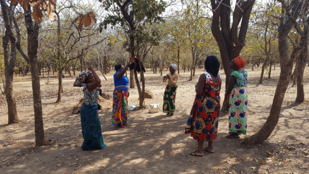 Malawi - Dansende en biddende locale. Lilongwe