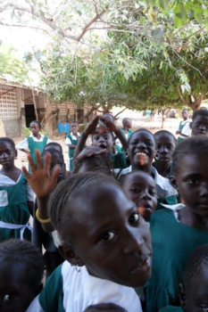 Gambia - Enthousiaste kids
