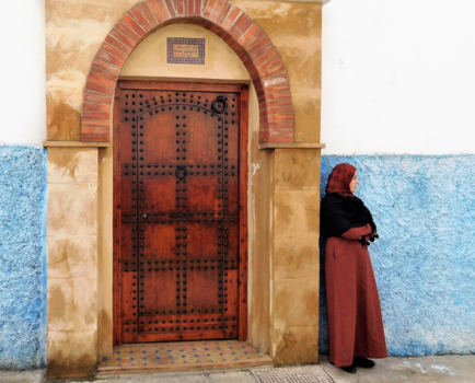 Marokko - Even een luchtje scheppen naast de voordeur !