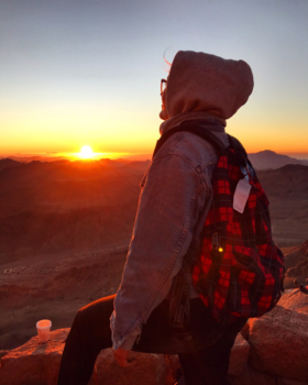 Egypte - Zonsopgang op de top van Mount Sinaï
