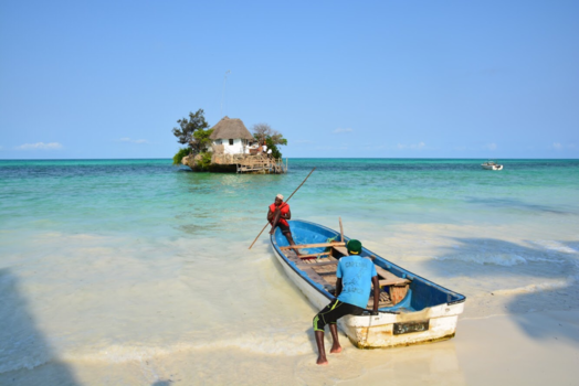 Stranden van Zanzibar - Restaurant The Rock