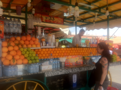 Marrakesh - Versgeperste vitamientjes