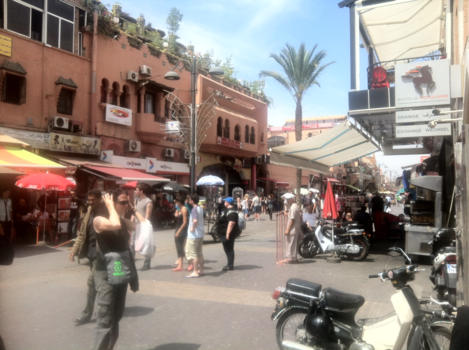 Marrakesh - Brommertjes kom je overal tegen