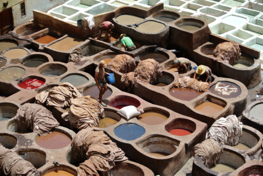 Marokko - Fez tanneries