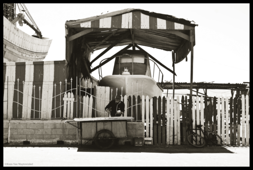 Essaouira - Schilderwerken in de haven.