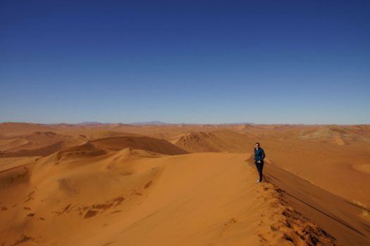 Sossusvlei - On top of big daddy dune