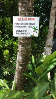 Seychellen - Warning!