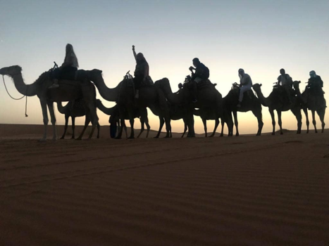 Merzouga - Ondergaande zon