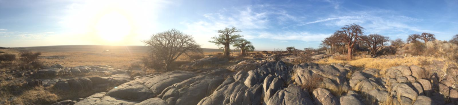 Botswana - Zonsopgang Kubu Island #nofilter