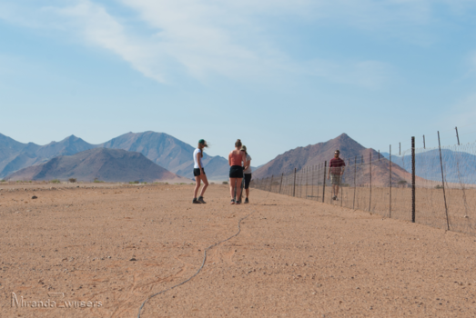Namibië - Hekken neerhalen in de woestijn bij vrijwilligersproject