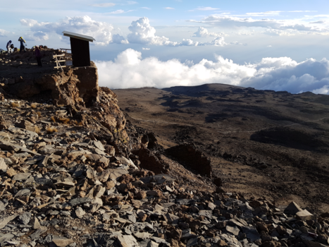 Kilimanjaro - toilette huisje op 4673 m. Hoogte