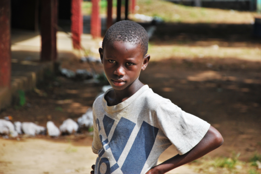 Gambia - Curious boy