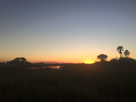Okavango Delta - Sundowner @ the delta