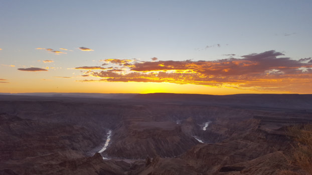 Fish River Canyon - Zonsondergang