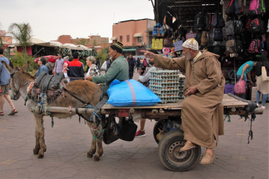 Marokko - Handel in Marrakesh