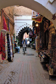 Marokko - Smalle steegjes in Marrakesh