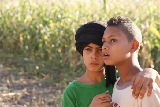 Egypte - Ze zagen ons landen met de luchtballon. Hun emotie zegt al genoeg.