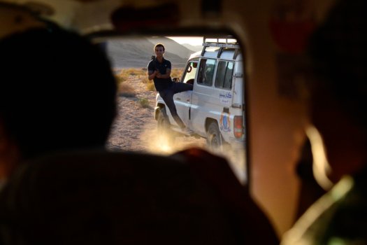 Egypte - Camera acrobaat in de Sahara