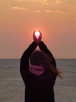 Makgadikgadi Pan - Sundowner on the moon, Botswana Salt Pans