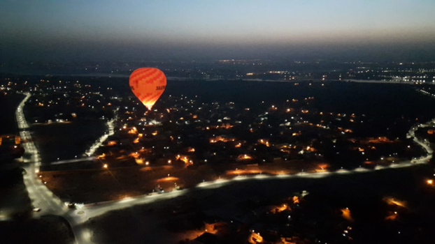 Egypte - Zonsopgang boven de Nijl