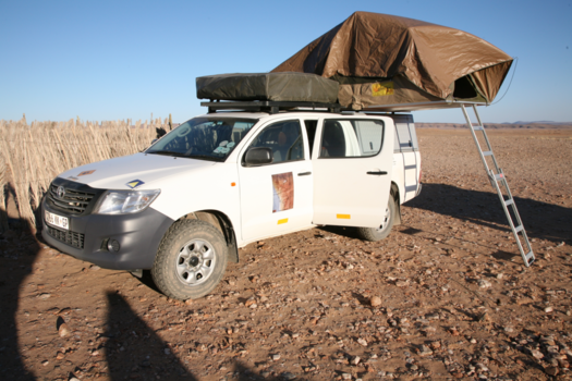 Camperroute Namibië in twee weken - Ons vervoer en onderkomen.
