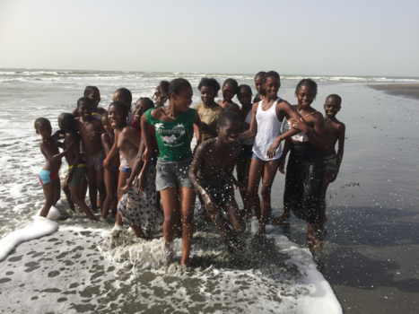 Gambia - Gambia beach kids