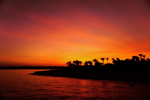 Egypte - Christmas sunset