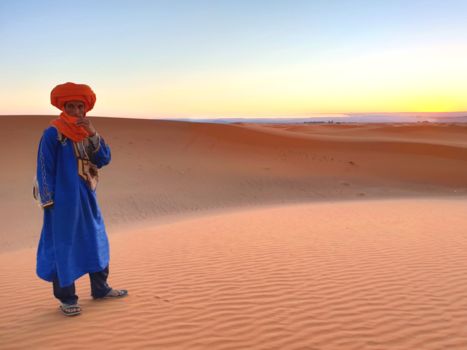Rondreis Marokko koningssteden en zandduinen - Zonsopgang in de woestijn