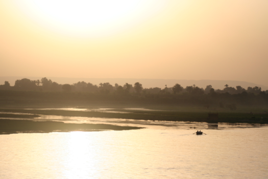 Egypte - Sunset aan de Nijl
