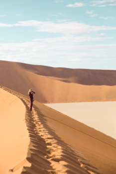 Namibië - we made it after some bumpy roads