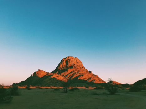 Namib-woestijn - orange and the sky
