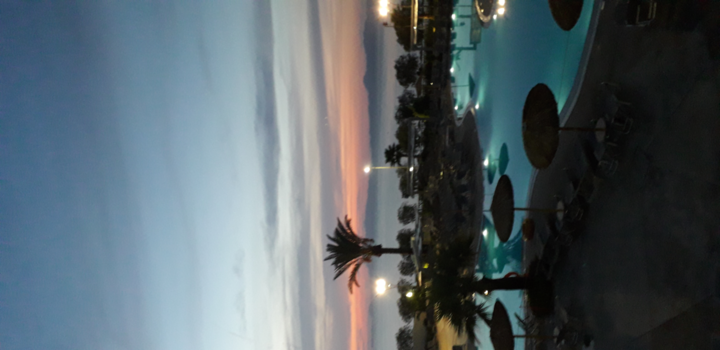 Egypte - Zonsondergang op resort