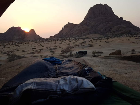 Spitzkoppe - Slapen met een viewke