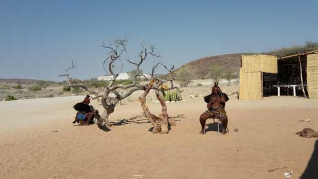 Namibië - Himba-vrouwen in Namibië