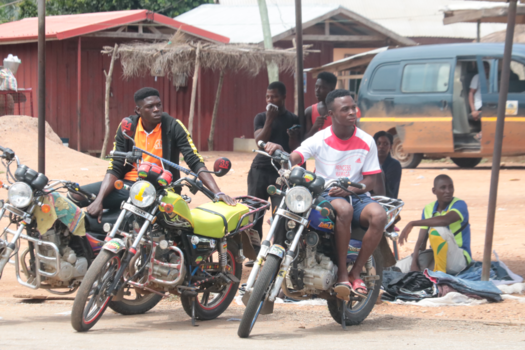 Ghana - De mannen, Ho, Ghana.
