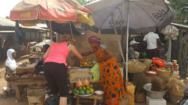 Ghana - lokale markt