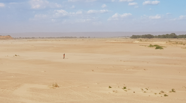 Madagaskar - Fiherenana river looks a bit dry in october 2019!
