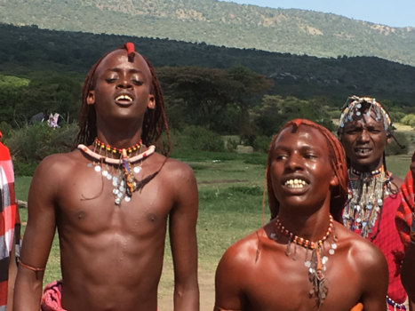 Ngorongoro krater - Massai jeugd