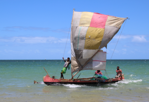 Madagaskar - vissersboot Madagaskar