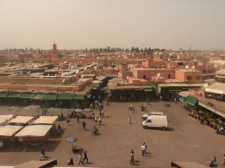 Marrakesh - Djemaa el Fna plein