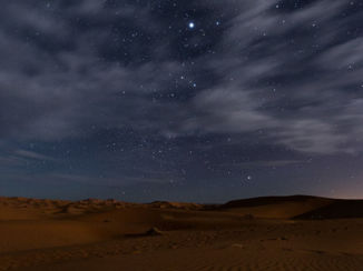 Merzouga - Woestijn by night