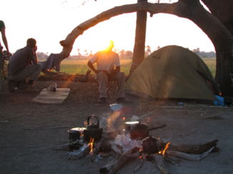 Okavango Delta - een nachtje op Chief's eiland