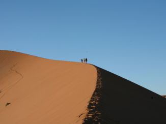 Sossusvlei - Op weg naar de top