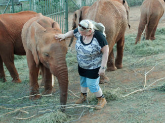 Kenia - Bij de olifanten opvang