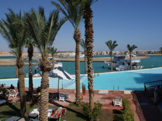 Egypte - uitzicht op Port Galip