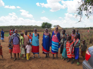 Kenia - Maasai manyatta