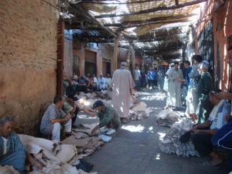 Marrakesh - lederverkoop