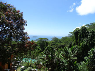 Mahé - Uitzicht op zee