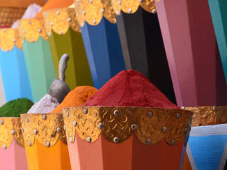 Marrakesh - gekleurde specerijen